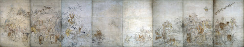 池大雅1765年頃《五百羅漢図》万福寺